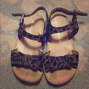 Stylish leopard print Freshly Picked Sandals!